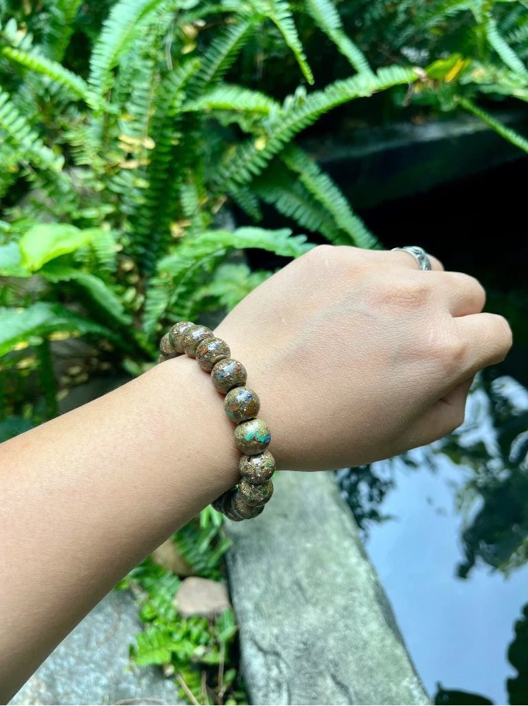 Handmade Orgonite Bead Bracelet