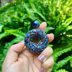 Torus Copper Pendant – Sacred Geometry Design