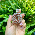 Torus Copper Pendant – Sacred Geometry Design
