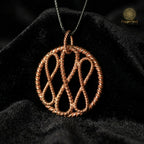 Infinity Tensor Pendant – Sacred Geometry Design (144 / 177 / 188 Hz Inspired)