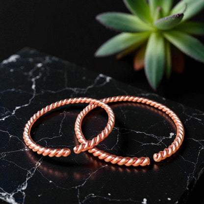 Open Copper Bracelet – Lakhovsky Coil Style Energy Bangle