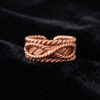 Triple Twist Open Ring