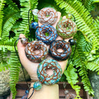 Torus Copper Pendant – Sacred Geometry Design