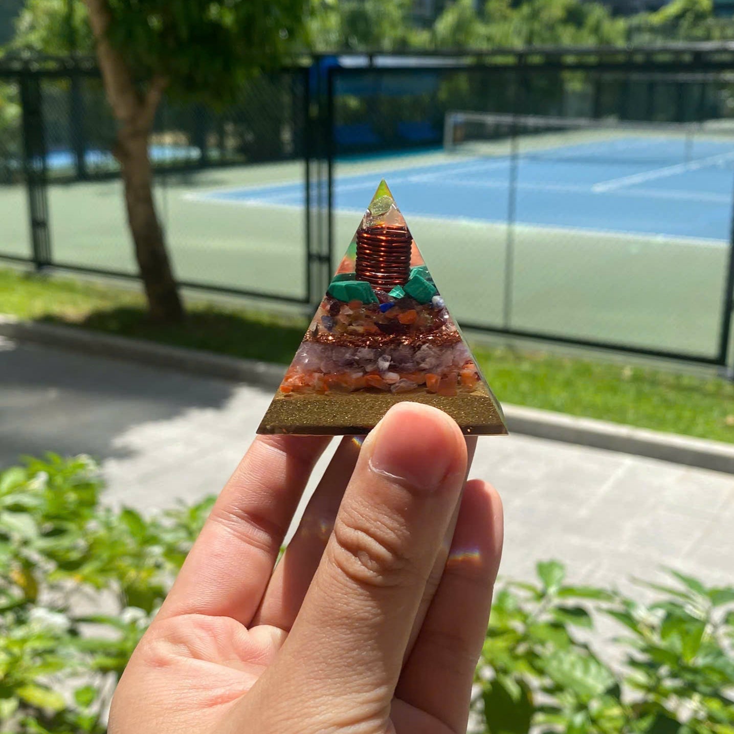 Mini Orgonite Pyramid