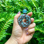 Torus Copper Pendant – Sacred Geometry Design