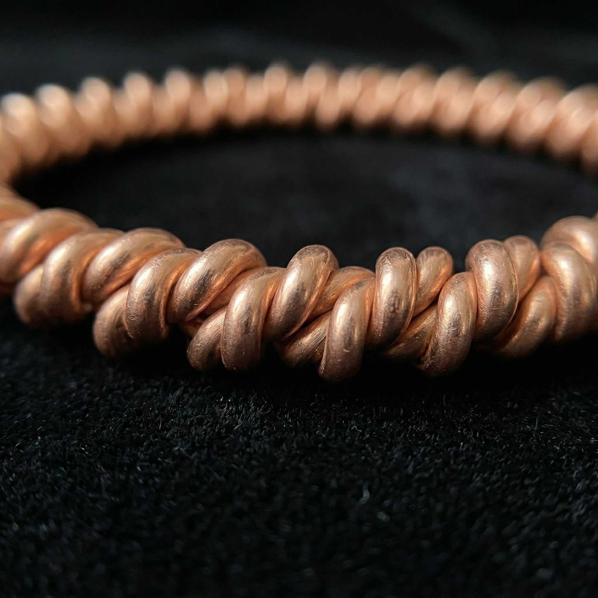 Double Helix Tensor Bracelet – Handmade Copper Design